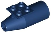 LEGO® los onderdeel Vliegtuig in kleur Donkerblauw 4868b