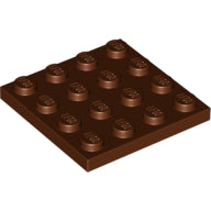Plaatje in Gallery viewer laden, LEGO® los onderdeel Plaat Algemeen Roodachtig Bruin 3031