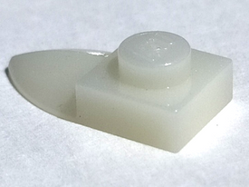 LEGO® onderdeel Plaat Aangepast Glow In Dark Opaque 49668