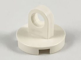 LEGO® los onderdeel Tegel Rond in kleur Wit 2376