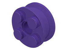 Plaatje in Gallery viewer laden, LEGO® los onderdeel Wiel in kleur Donkerpaars 6248