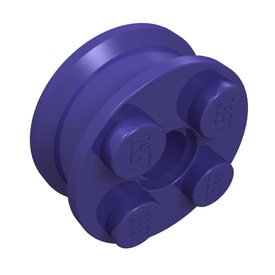 LEGO® los onderdeel Wiel in kleur Donkerpaars 6248