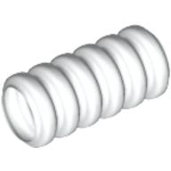 Plaatje in Gallery viewer laden, LEGO® los onderdeel Slang Geribbeld in kleur Wit 78c02
