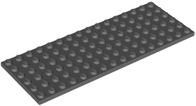 LEGO® onderdeel Plaat Algemeen Donker Blauwachtig Grijs 3027
