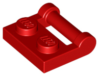 Plaatje in Gallery viewer laden, LEGO® los onderdeel Plaat Aangepast in kleur Rood 48336