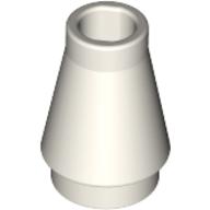 Plaatje in Gallery viewer laden, LEGO® los onderdeel Kegel in kleur Glow In Dark Opaque 4589