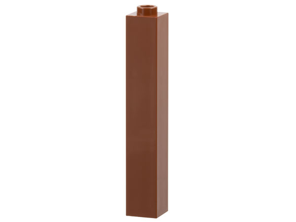 LEGO® los onderdeel Steen in kleur Roodachtig Bruin 2453a