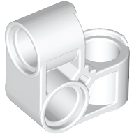 LEGO® los onderdeel Technische Verbinding in kleur Wit 44809