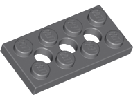 LEGO® Technische Plaat Donker Blauwachtig Grijs 3709b