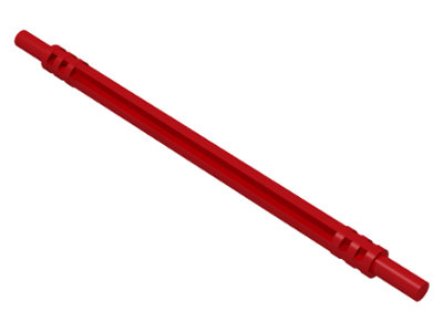 LEGO® los onderdeel Slang Zachte As in kleur Rood 32199