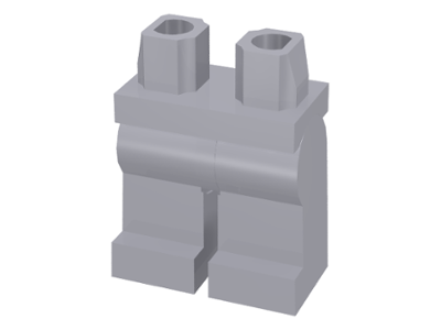 LEGO® los onderdeel Benen Licht Blauwachtig Grijs 970c00