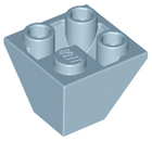 LEGO® los onderdeel Dakpan Omgekeerd in kleur Zandblauw 3676