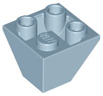 LEGO® los onderdeel Dakpan Omgekeerd in kleur Zandblauw 3676