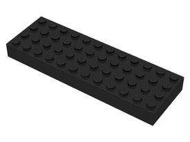 LEGO® los onderdeel Steen in kleur Zwart 4202