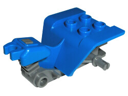 LEGO® los onderdeel Fiets & Motor in kleur Blauw 30187b