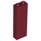 LEGO® los onderdeel Steen in kleur Donkerrood 2454