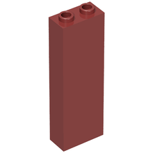 Plaatje in Gallery viewer laden, LEGO® los onderdeel Steen in kleur Donkerrood 2454