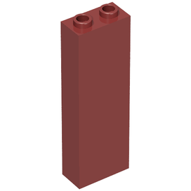 LEGO® los onderdeel Steen in kleur Donkerrood 2454