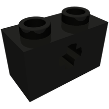 Plaatje in Gallery viewer laden, LEGO® los onderdeel Technische Steen in kleur Zwart 32064b