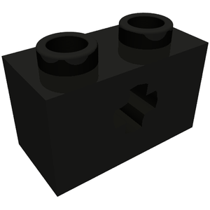 LEGO® los onderdeel Technische Steen in kleur Zwart 32064b