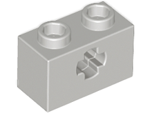 Plaatje in Gallery viewer laden, LEGO® los onderdeel Technische Steen Lichtgrijs 32064