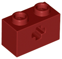 LEGO® los onderdeel Technische Steen Donkerrood 32064