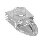 LEGO® los onderdeel Plaat Aangepast Doorzichtig 49668