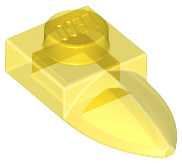 LEGO® los onderdeel Plaat Aangepast Doorzichtig Geel 49668