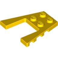 LEGO® los onderdeel Wig Plaat in kleur Geel 43719