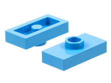 Plaatje in Gallery viewer laden, LEGO® los onderdeel Plaat Aangepast Medium Blauw 3794a