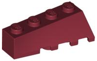LEGO® los onderdeel Wig in kleur Donkerrood 43721