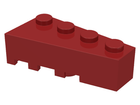 LEGO® los onderdeel Wig in kleur Donkerrood 41767