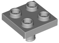 Plaatje in Gallery viewer laden, LEGO® onderdeel Plaat Aangepast Licht Blauwachtig Grijs 2476