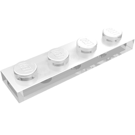 LEGO® los onderdeel Plaat Algemeen in kleur Doorzichtig 3710