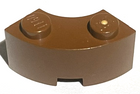 LEGO® los onderdeel Steen Rond in kleur Bruin 3063b