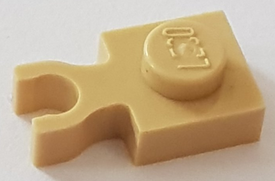 LEGO® los onderdeel Plaat Aangepast in kleur Geelbruin 4085c