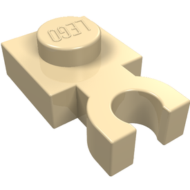 LEGO® los onderdeel Plaat Aangepast in kleur Geelbruin 4085c