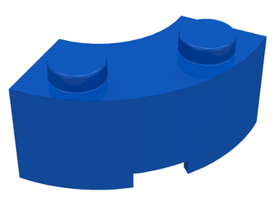 LEGO® los onderdeel Steen Rond in kleur Blauw 3063