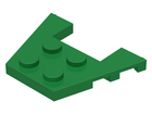 LEGO® los onderdeel Wig Plaat in kleur Groen 48183