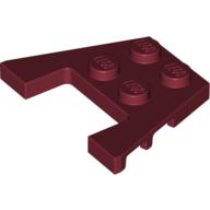 Plaatje in Gallery viewer laden, LEGO® los onderdeel Wig Plaat in kleur Donkerrood 48183