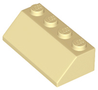 LEGO® los onderdeel Dakpan Algemeen in kleur Geelbruin 3037