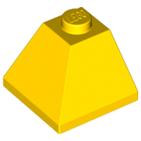 Plaatje in Gallery viewer laden, LEGO® los onderdeel Dakpan Algemeen in kleur Geel 3045