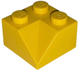 LEGO® los onderdeel Dakpan Algemeen in kleur Geel 3046