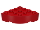 LEGO® los onderdeel Steen Rond in kleur Rood 2577
