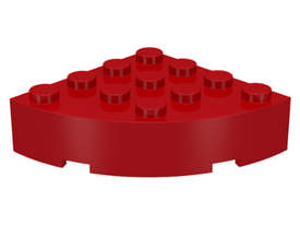LEGO® los onderdeel Steen Rond in kleur Rood 2577