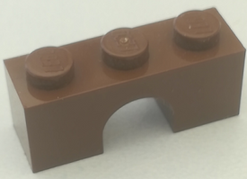 LEGO® los onderdeel Steen Boog in kleur Bruin 4490