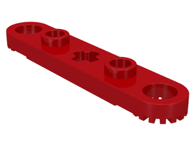 LEGO® los onderdeel Technische Plaat in kleur Rood 2711