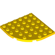 Plaatje in Gallery viewer laden, LEGO® los onderdeel Plaat Rond in kleur Geel 6003