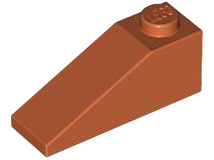 Plaatje in Gallery viewer laden, LEGO® los onderdeel Dakpan Algemeen Donker Oranje 4286