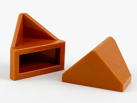 LEGO® los onderdeel Dakpan Algemeen Donker Oranje 3049b